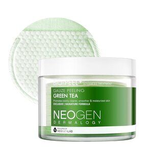 NEOGEN Real Bio Peel Gauze Peeling Green Tea Pads Exfoliating K-Beauty NIB